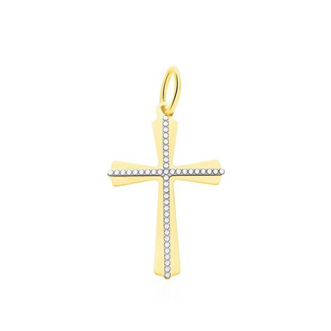 Pendente Holy Oro Bicolore - Ciondoli con Incisione Unisex | Stroili