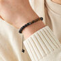 Bracciale Man Code Ottone Nero Pietra lavica Occhio di Tigre