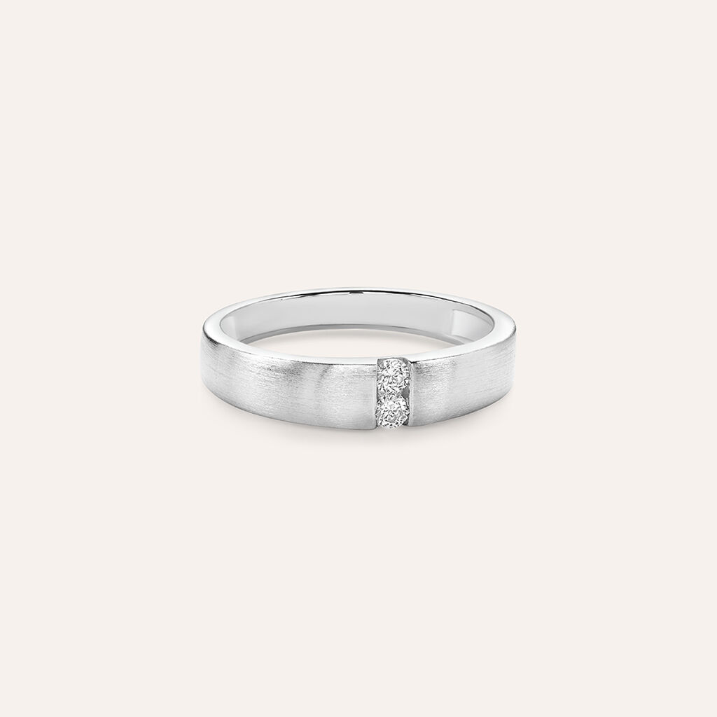 Anello Fedina Silver Collection Argento Rodiato Cubic Zirconia - Anelli con Pietre Unisex | Stroili