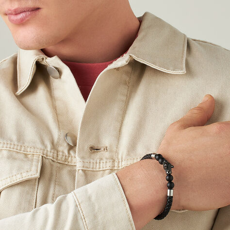 Bracciale Man Code Acciaio Cubic Zirconia - Bracciali Uomo | Stroili