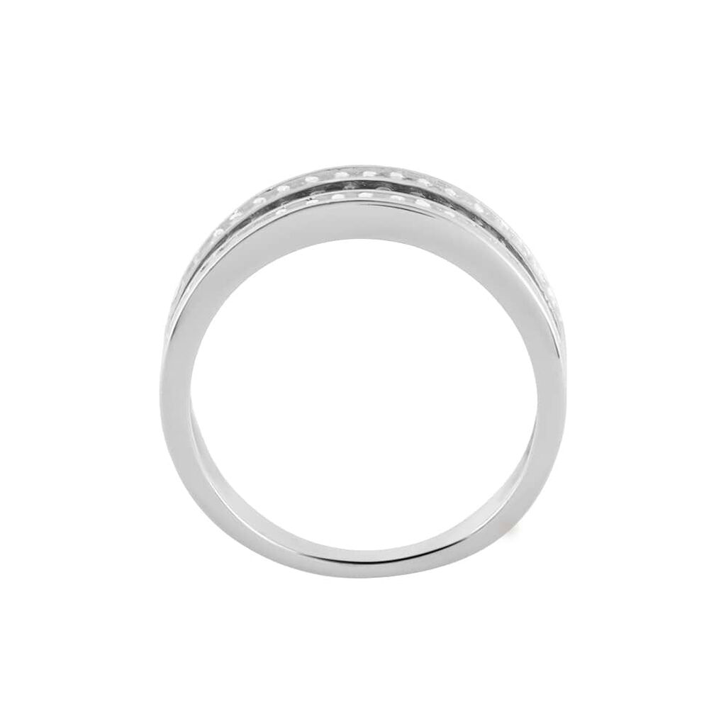 Anello Fascia Silver Shine Argento Rodiato Cubic Zirconia - Anelli con Pietre Donna | Stroili