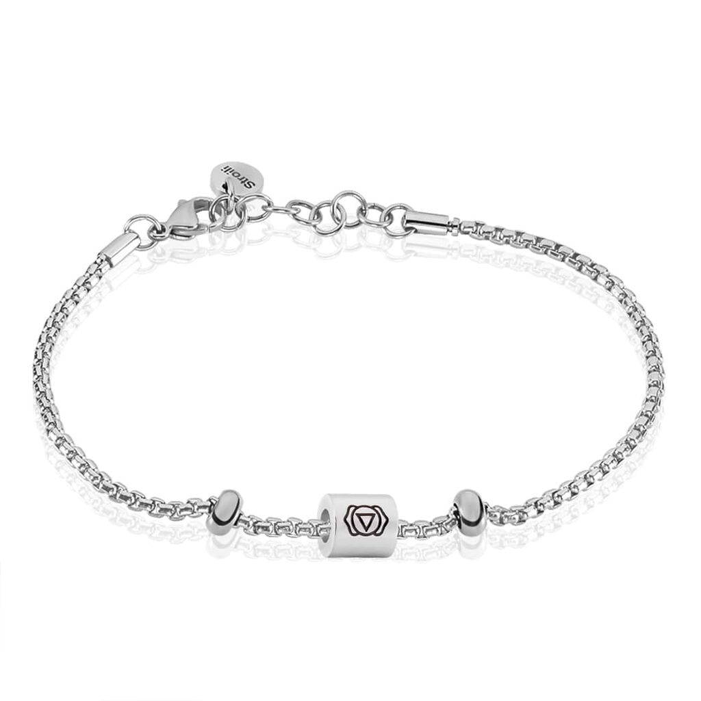 Bead VI Chakra Conoscenza in acciaio - Beads Uomo | Stroili