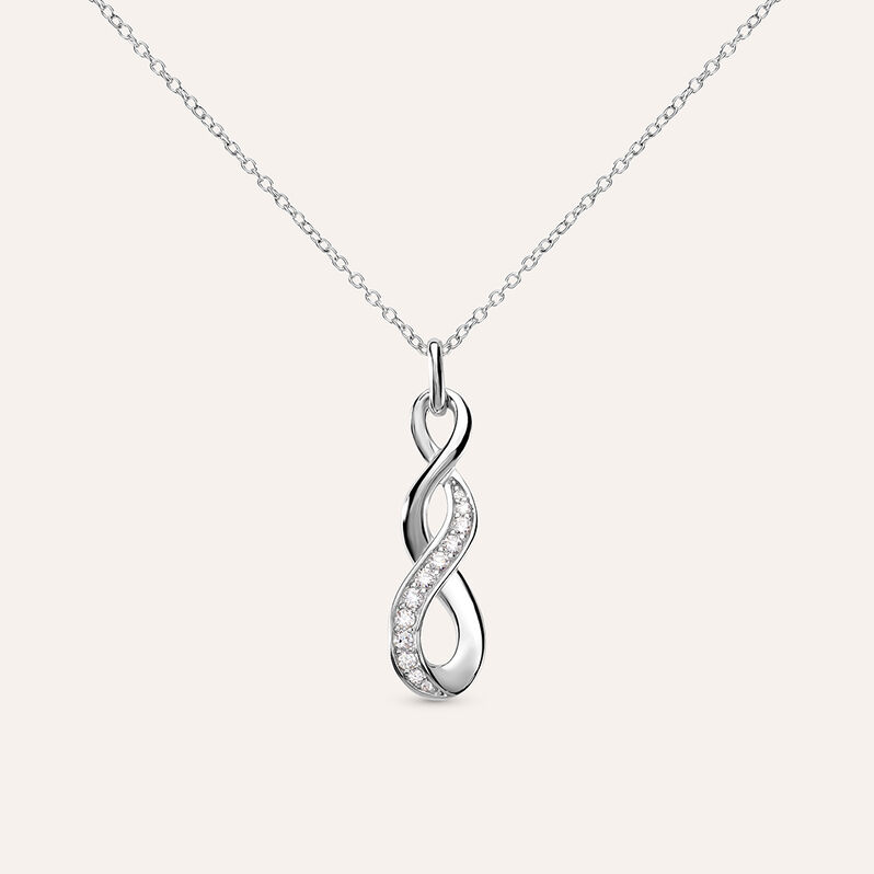 Collana Silver Shine Argento Rodiato Cubic Zirconia - Collane Donna | Stroili