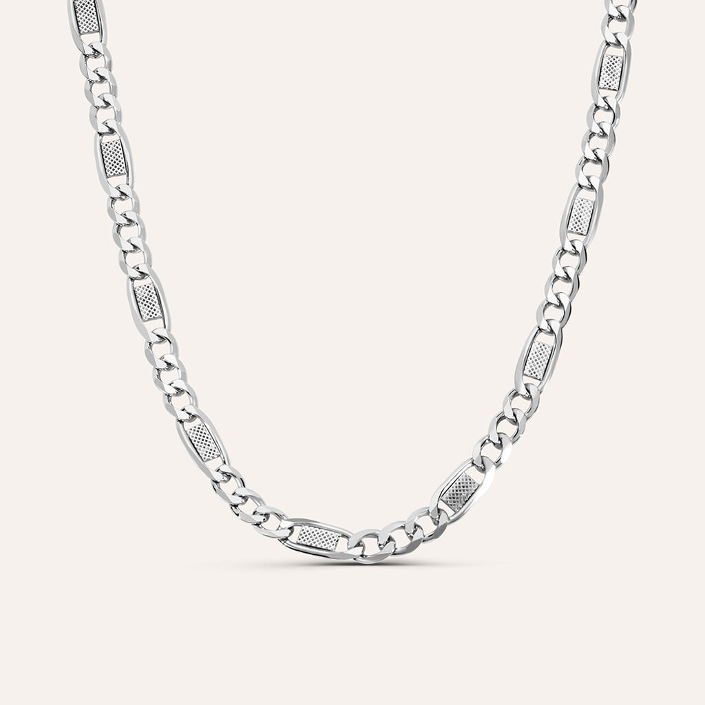 Catena Gentleman Argento Rodiato