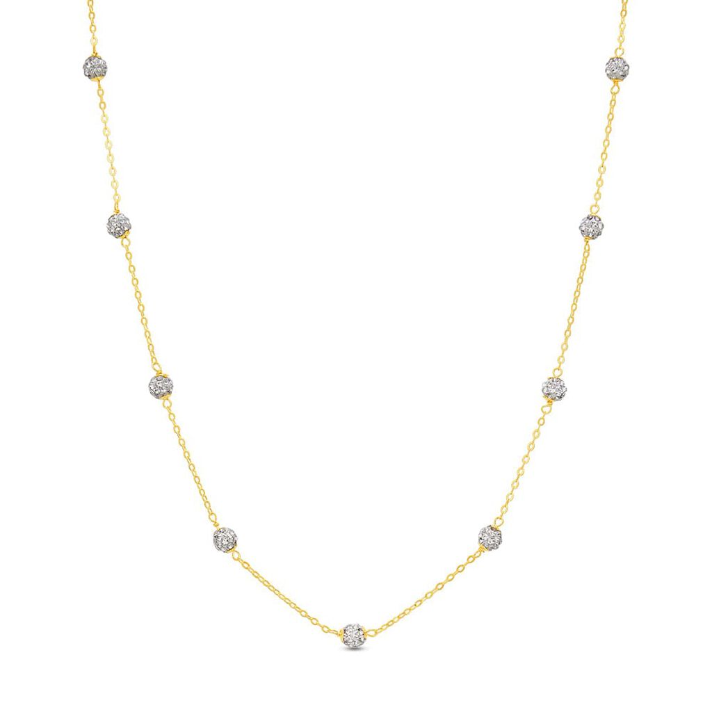 Collana Christelle Oro Giallo Cristallo - Collane Donna | Stroili