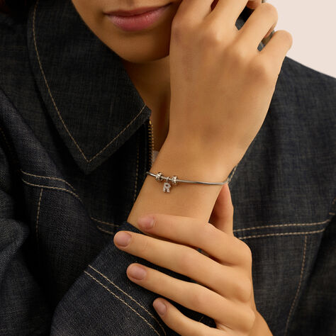 Pendente Love Beats Argento Rodiato Cubic Zirconia - Ciondoli Donna | Stroili