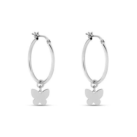 Orecchini A Cerchio Silver Collection Argento Rodiato - Orecchini a Cerchio Donna | Stroili