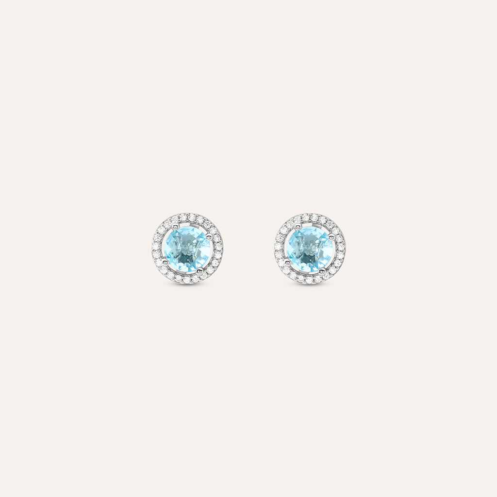 Orecchini Lobo Punto Luce Silver Rainbow Argento Rodiato Cubic Zirconia - Orecchini a Lobo Donna | Stroili