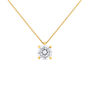 Collana Punto Luce Claire Oro Giallo Cubic Zirconia