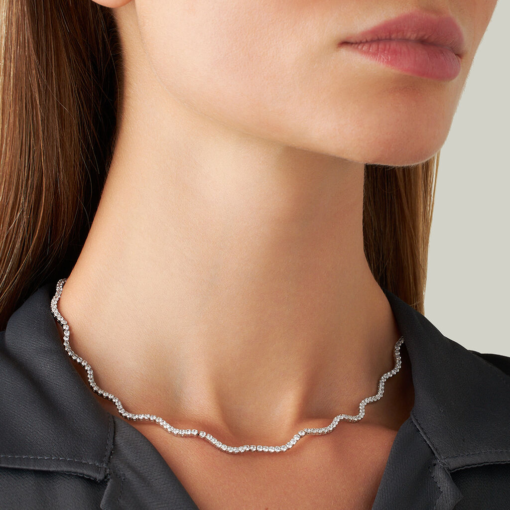 Collana Romantic Shine Ottone Cristallo - Collane Donna | Stroili