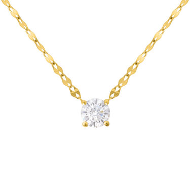 Collana Punto Luce Claire Oro Giallo Cubic Zirconia
