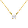 Collana Punto Luce Claire Oro Giallo Cubic Zirconia