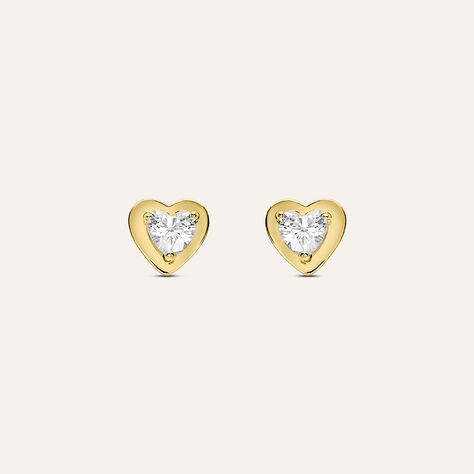Orecchini Lobo Bon Ton Oro Giallo Cubic Zirconia - Orecchini a Lobo Donna | Stroili