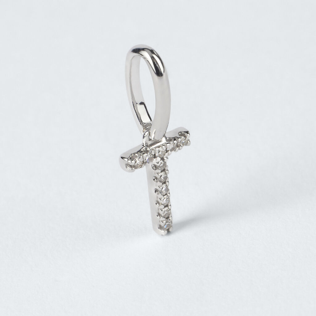 Pendente Sophia Oro Bianco Diamante - Ciondoli Donna | Stroili