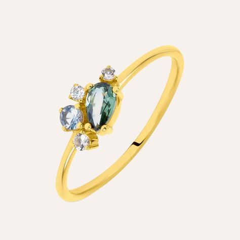 Anello Fantasia Claire Oro Giallo Cubic Zirconia - Anelli con Pietre Donna | Stroili