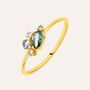 Anello Fantasia Claire Oro Giallo Cubic Zirconia