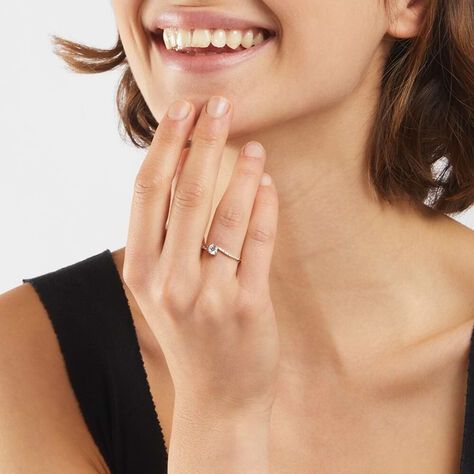 Anello Solitario Claire Oro Giallo Cubic Zirconia - Anelli con Pietre Donna | Stroili