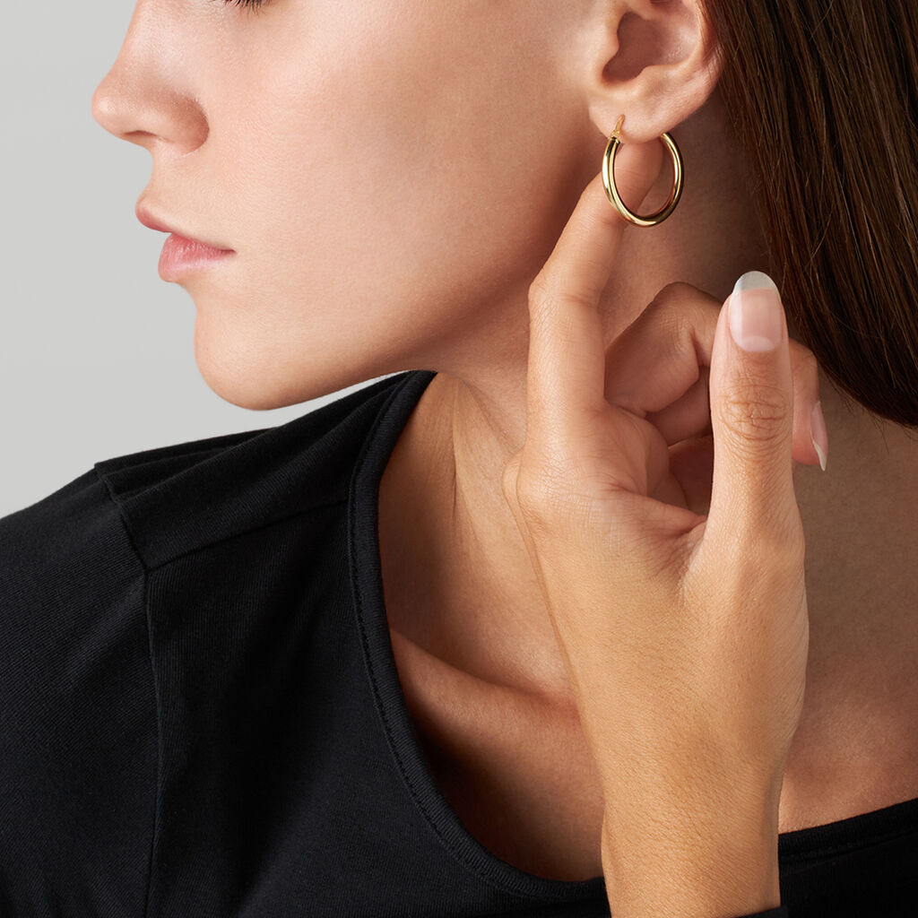 Orecchini A Cerchio Toujours Oro Giallo - Orecchini a Cerchio Donna | Stroili