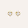 Orecchini Lobo Punto Luce Silver Glow Argento Dorato Cubic Zirconia
