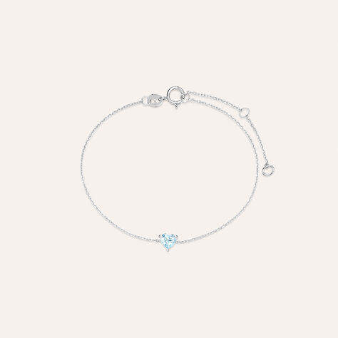 Bracciale Punto Luce Am&eacute;lie Oro Bianco Topazio - Bracciali Love Donna | Stroili