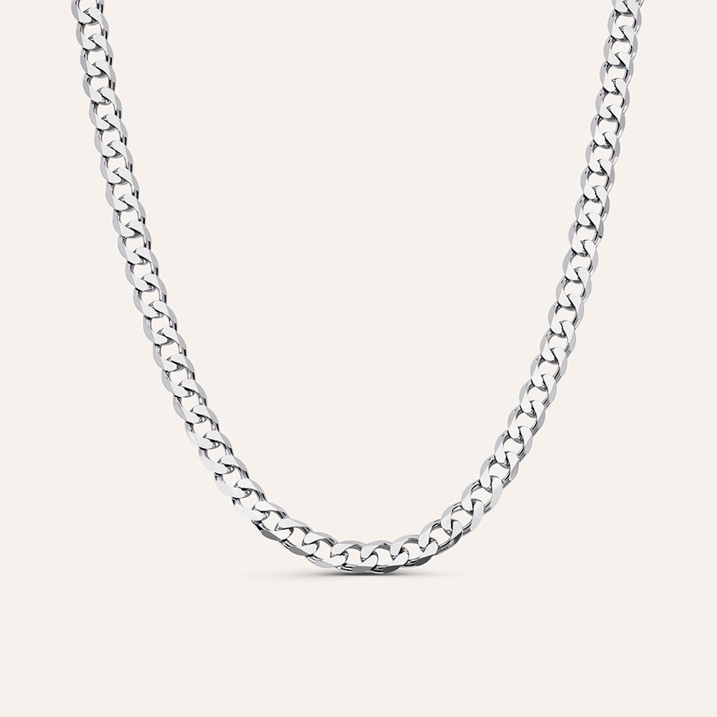 Catena Gentleman Argento Rodiato