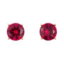 Orecchini Lobo Punto Luce Silver Rainbow Argento Rosa Cubic Zirconia