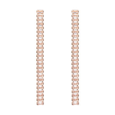 Orecchini Pendenti Tennis Romantic Shine Metallo Cristallo