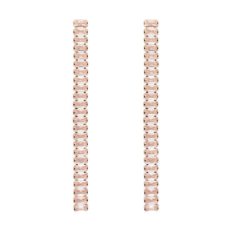 Orecchini Pendenti Tennis Romantic Shine Metallo Cristallo - Orecchini Pendenti Donna | Stroili