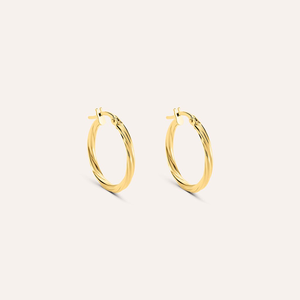 Orecchini A Cerchio Toujours Oro Giallo - Orecchini a Cerchio Donna | Stroili