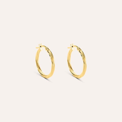 Orecchini A Cerchio Toujours Oro Giallo - Orecchini a Cerchio Donna | Stroili