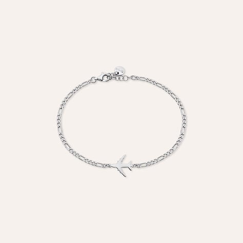 Bracciale Catena Gentleman Argento Rodiato - Bracciali Uomo | Stroili