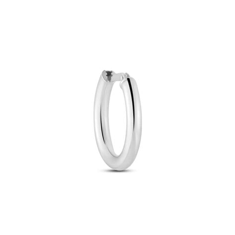 Mono Orecchino A Cerchio Toujours Oro Bianco - Mono Orecchino Unisex | Stroili