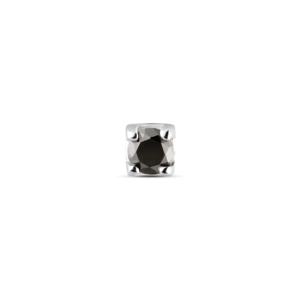 Mono Orecchino Lobo Punto Luce L'homme Diamant Oro Bianco Diamante
