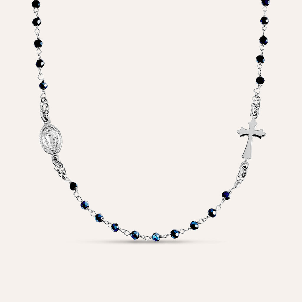 Collana Rosario Silver Soul Argento Rodiato Cristallo