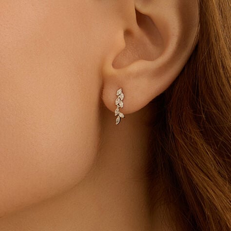 Orecchini Pendenti Claire Oro Bianco Cubic Zirconia - Gioielli Donna | Stroili