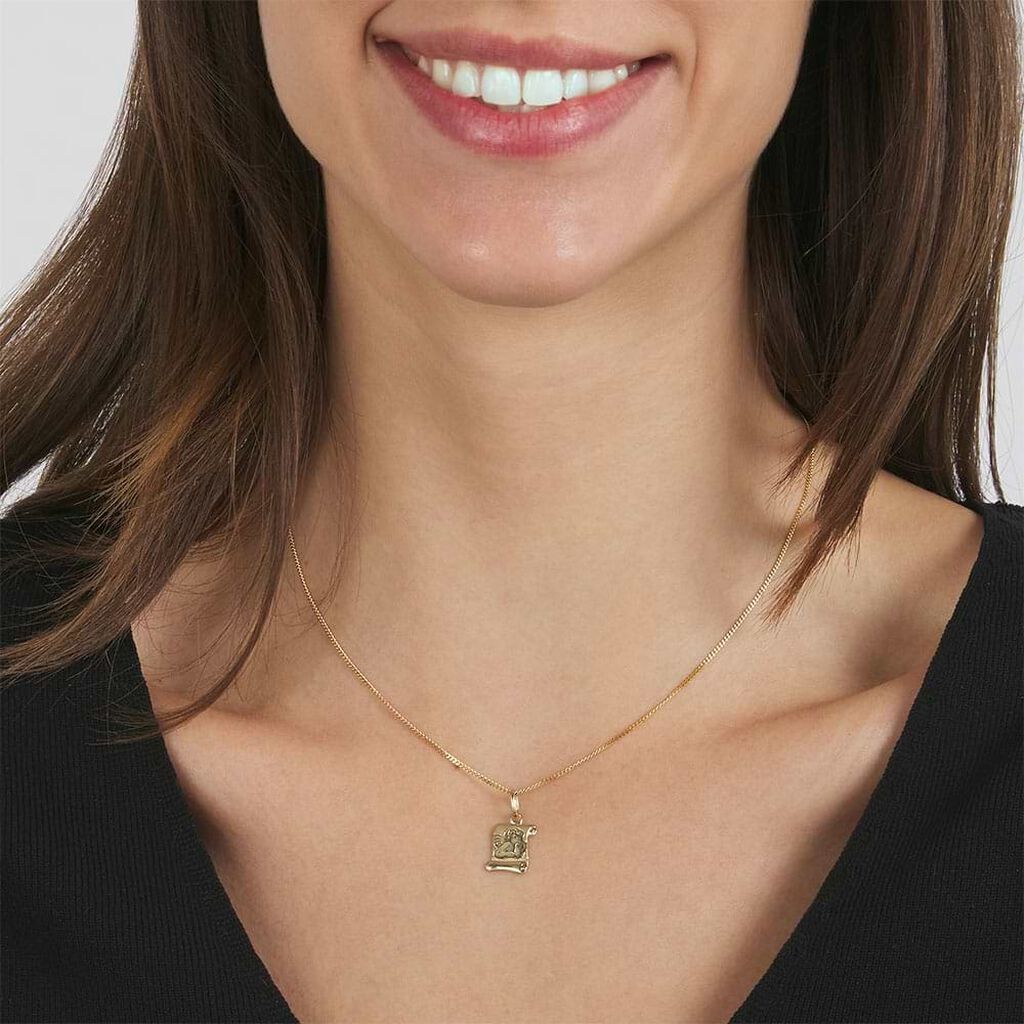 Pendente Holy Oro Giallo - Ciondoli con Incisione Unisex | Stroili