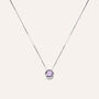 Collana Punto Luce Silver Rainbow Argento Rodiato Cubic Zirconia