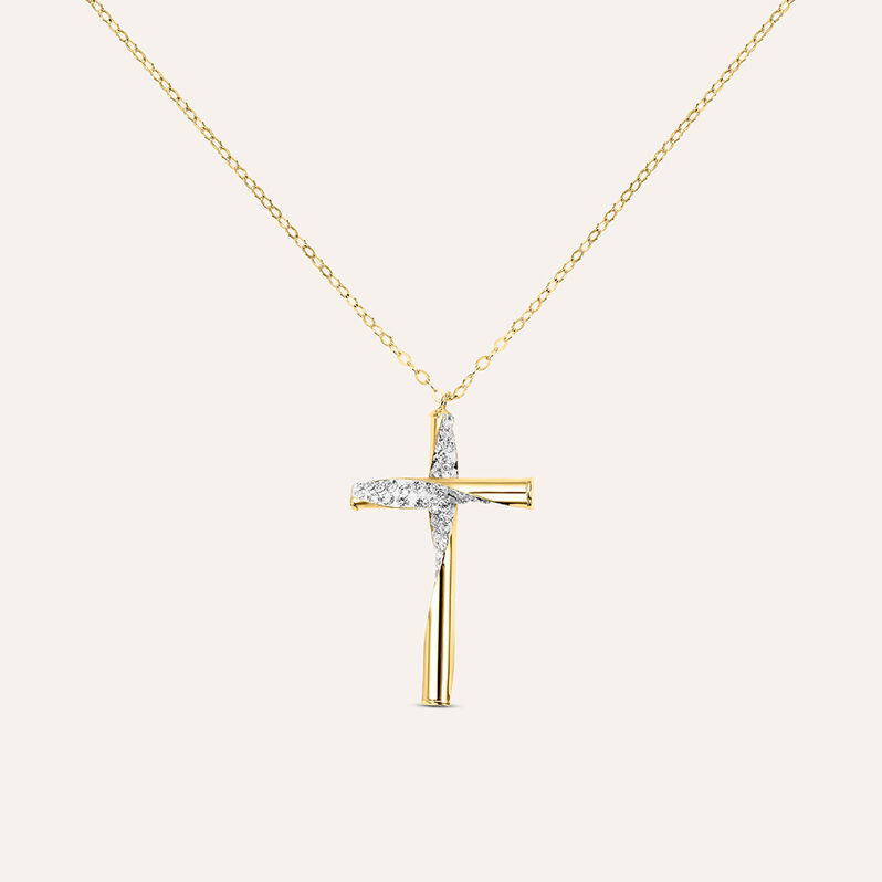 Collana Christelle Oro Giallo Cristallo - Collane Donna | Stroili
