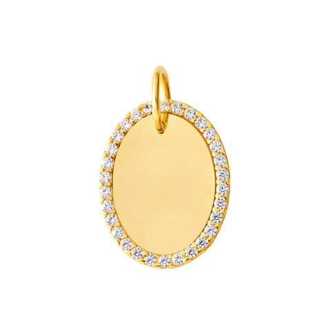 Pendente Poème Oro Giallo Cubic Zirconia - Ciondoli con Incisione Donna | Stroili