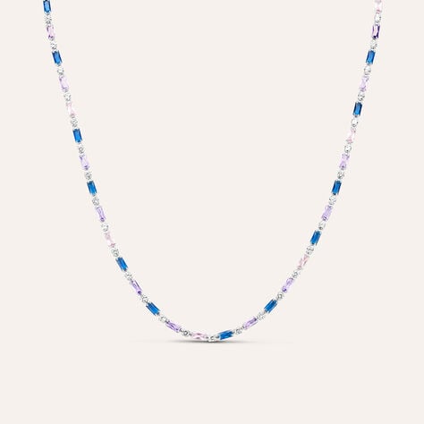 Collana Tennis Romantic Shine Ottone Cristallo - Collane Tennis Donna | Stroili