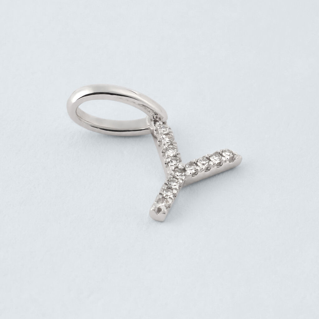 Pendente Sophia Oro Bianco Diamante - Ciondoli Donna | Stroili