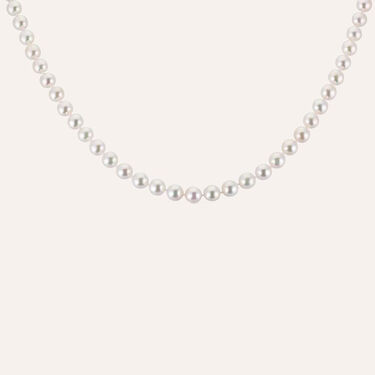 Collana Gabrielle Oro Bianco Perla Akoya