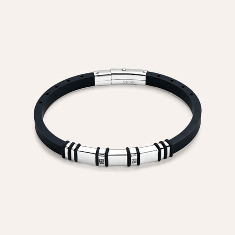 Bracciale Man Code Acciaio Cubic Zirconia - Bracciali Uomo | Stroili