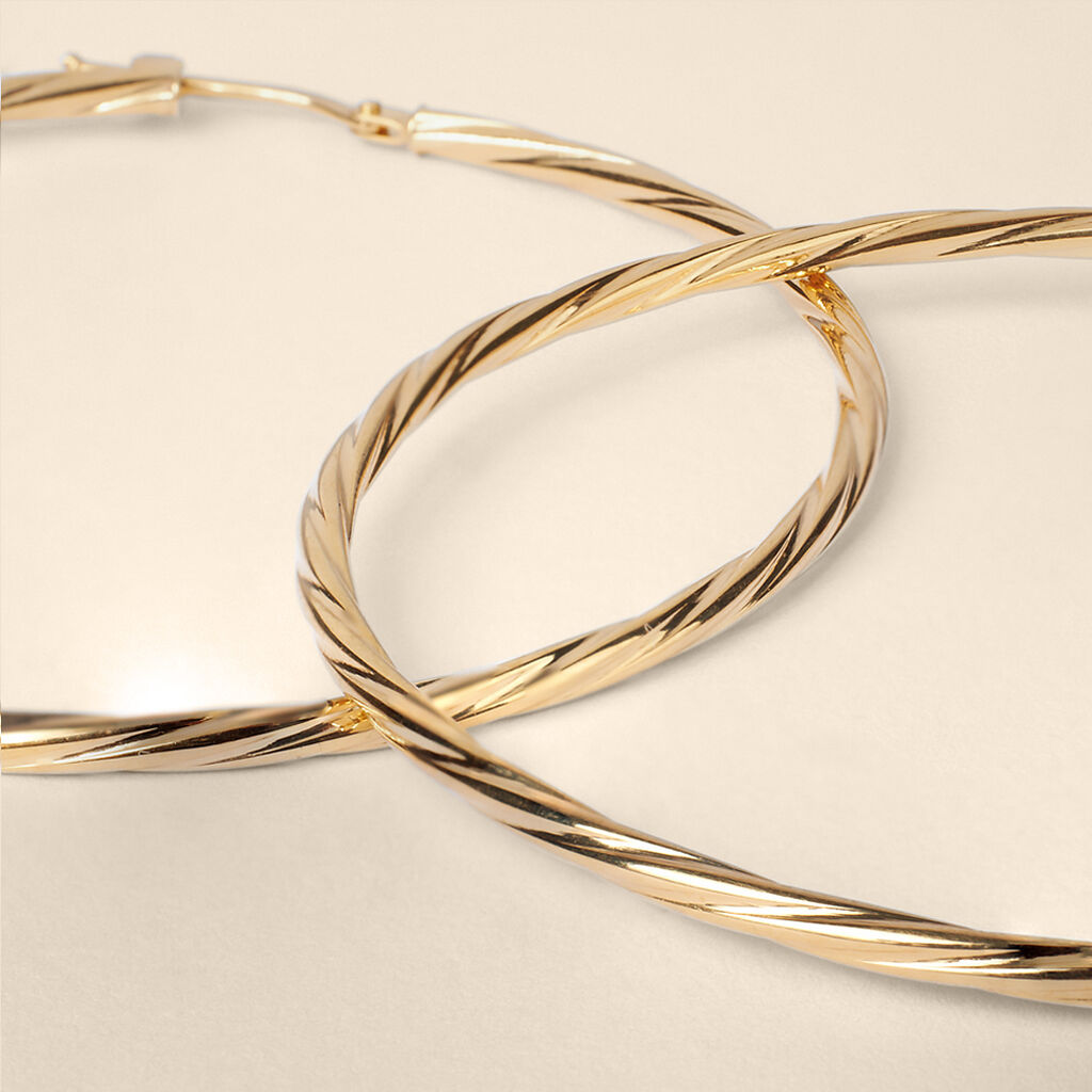 Orecchini A Cerchio Toujours Oro Giallo