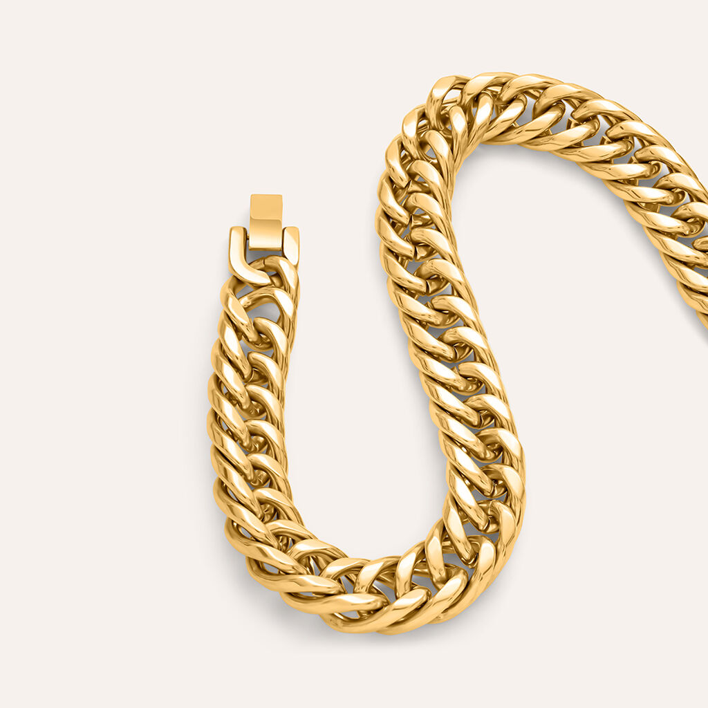 Catena Lady Code Acciaio Dorato - Collane Catena Donna | Stroili