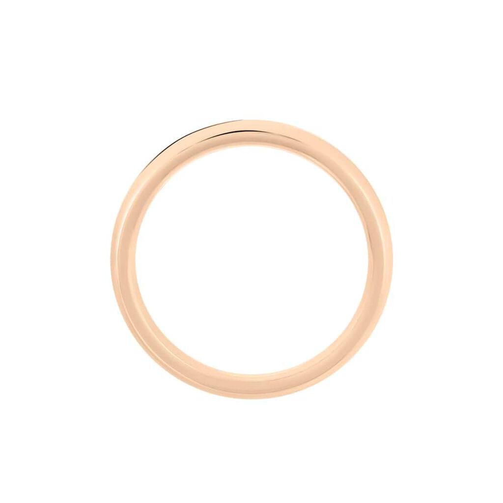 Fede Comoda 3 mm Oro Rosa - Anelli con Incisione Unisex | Stroili