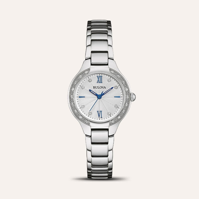 Orologio Al Quarzo Bulova Classic Diamonds 96r208 - Orologi solo Tempo Donna | Stroili