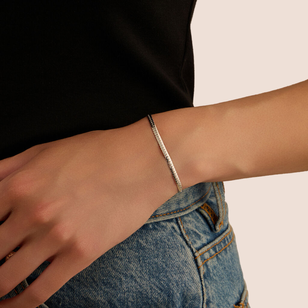 Bracciale Catena Colette Oro Bianco