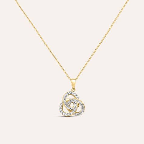 Collana Christelle Oro Giallo Cristallo - Collane Donna | Stroili