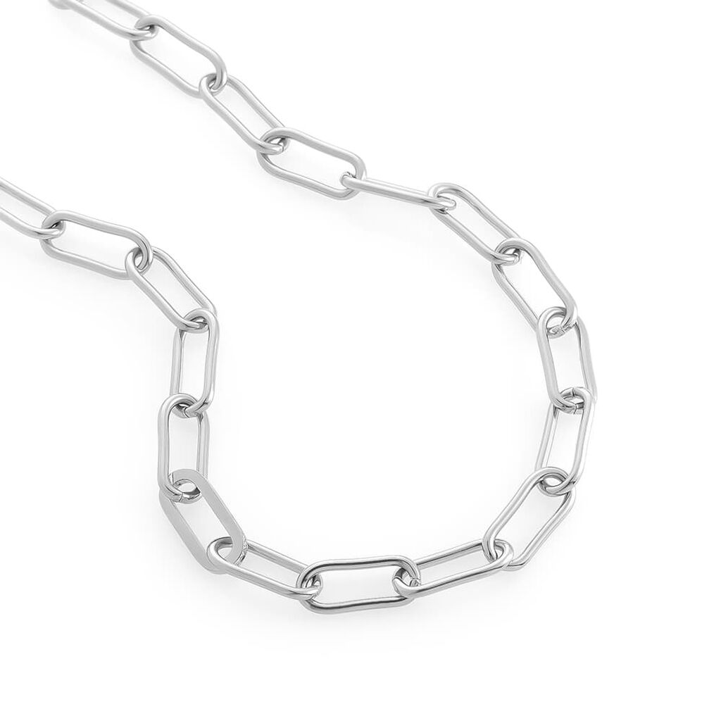 Collana Lady Code Acciaio Cristallo - Collane Catena Donna | Stroili
